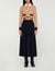 Pleated long skirt