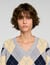 Rhinestone Argyle sweater - Women | Sandro