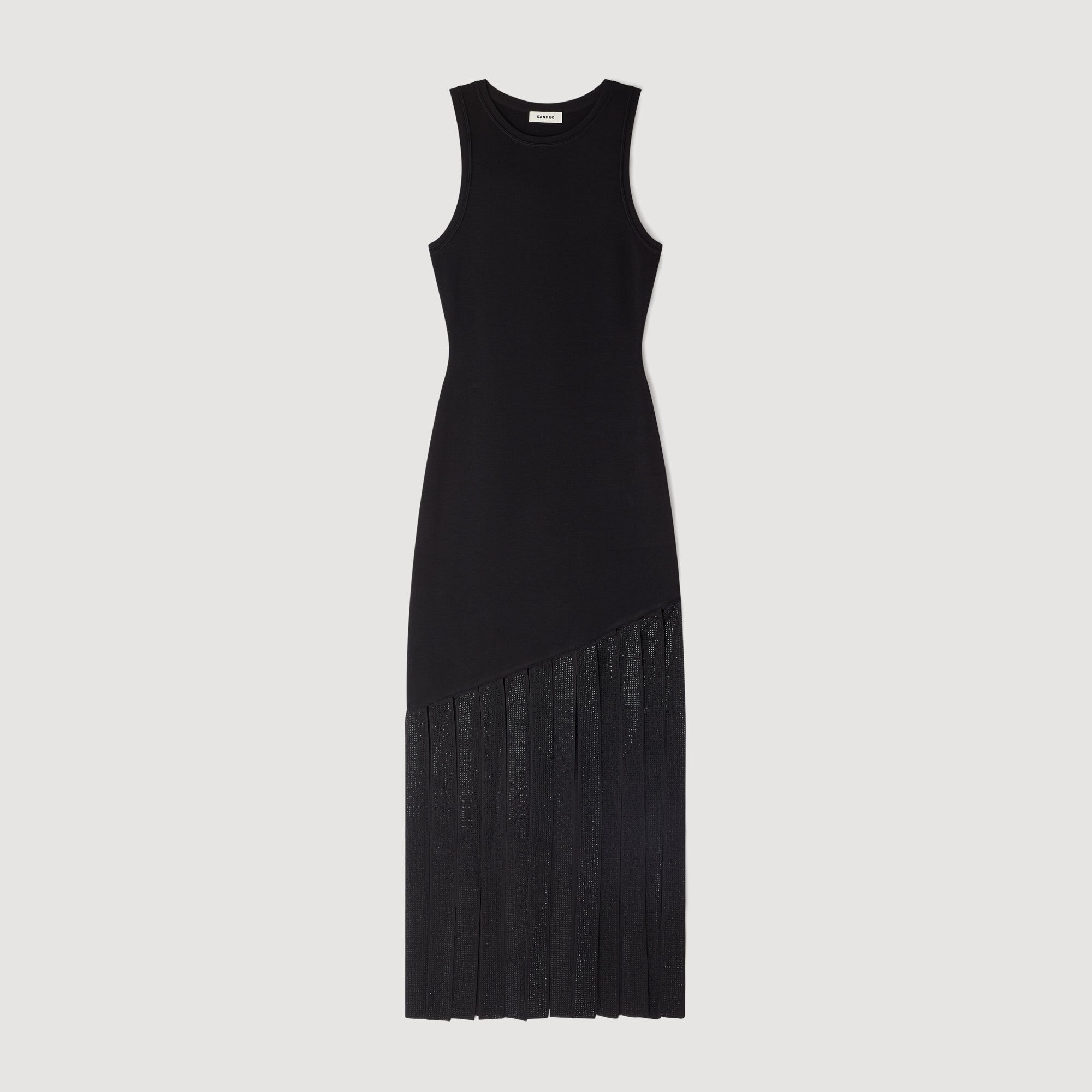 Fringed maxi dress