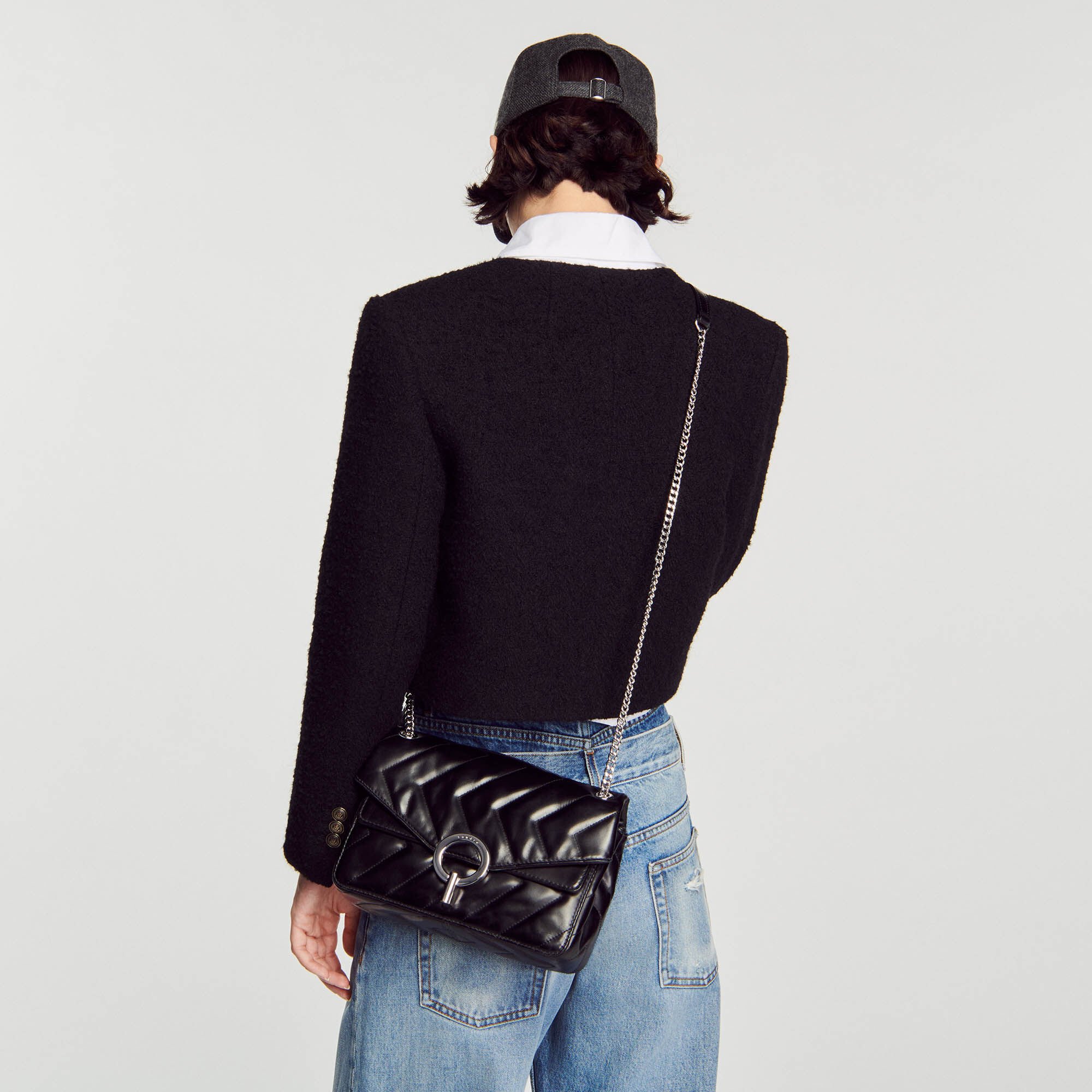 Yza bag in certified leather