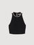 Rhinestone crop tank