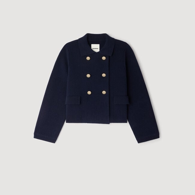 Double-breasted cardigan