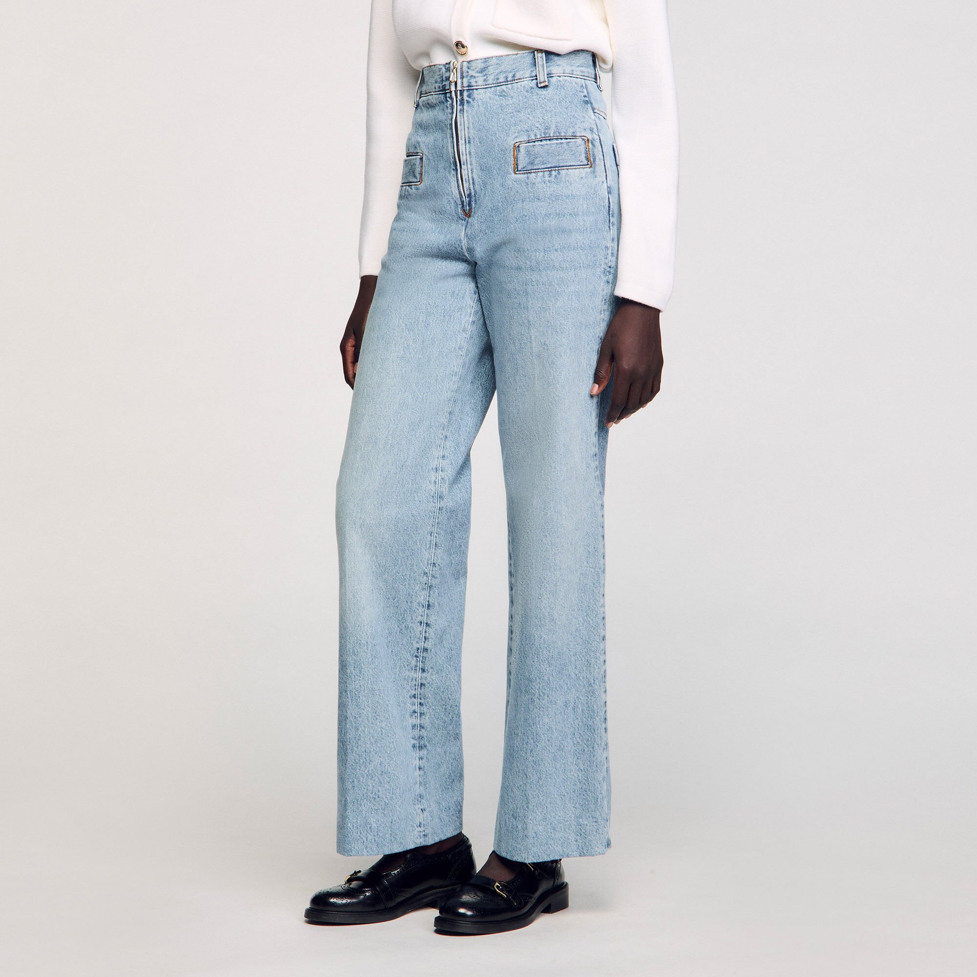 Wide-leg jeans