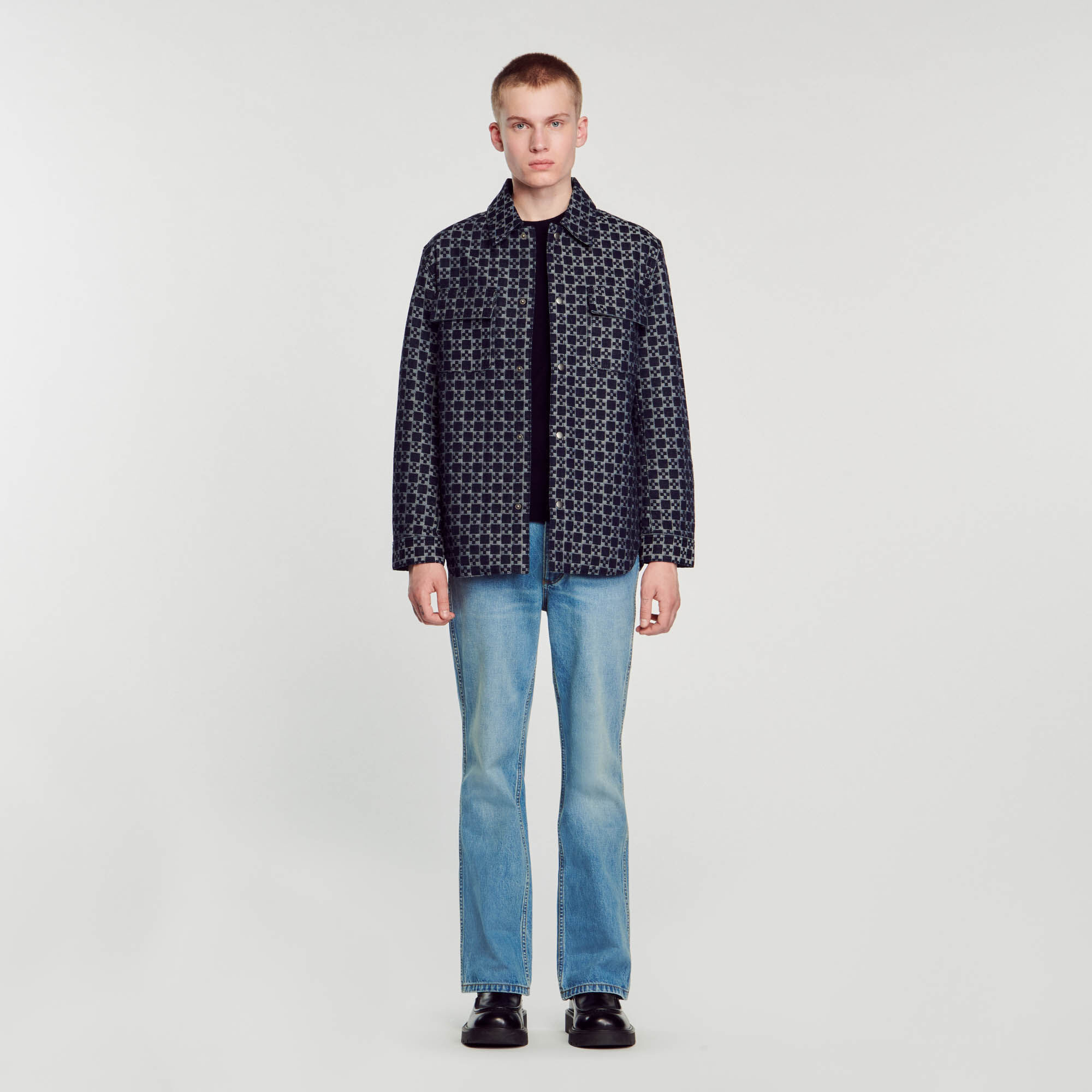 Square Cross overshirt