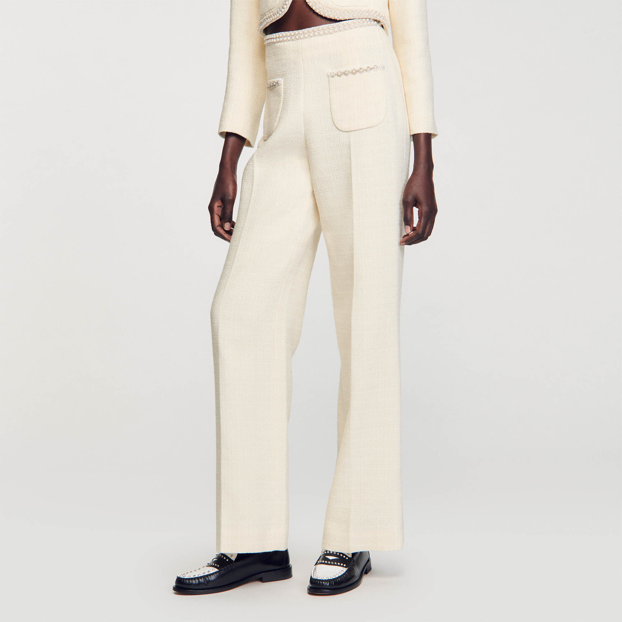 トップス andmary Bruna pants set up ivory Amazon.com: SAMPEEL Lounge Set for Women 2 Piece Spring