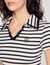 Striped polo shirt