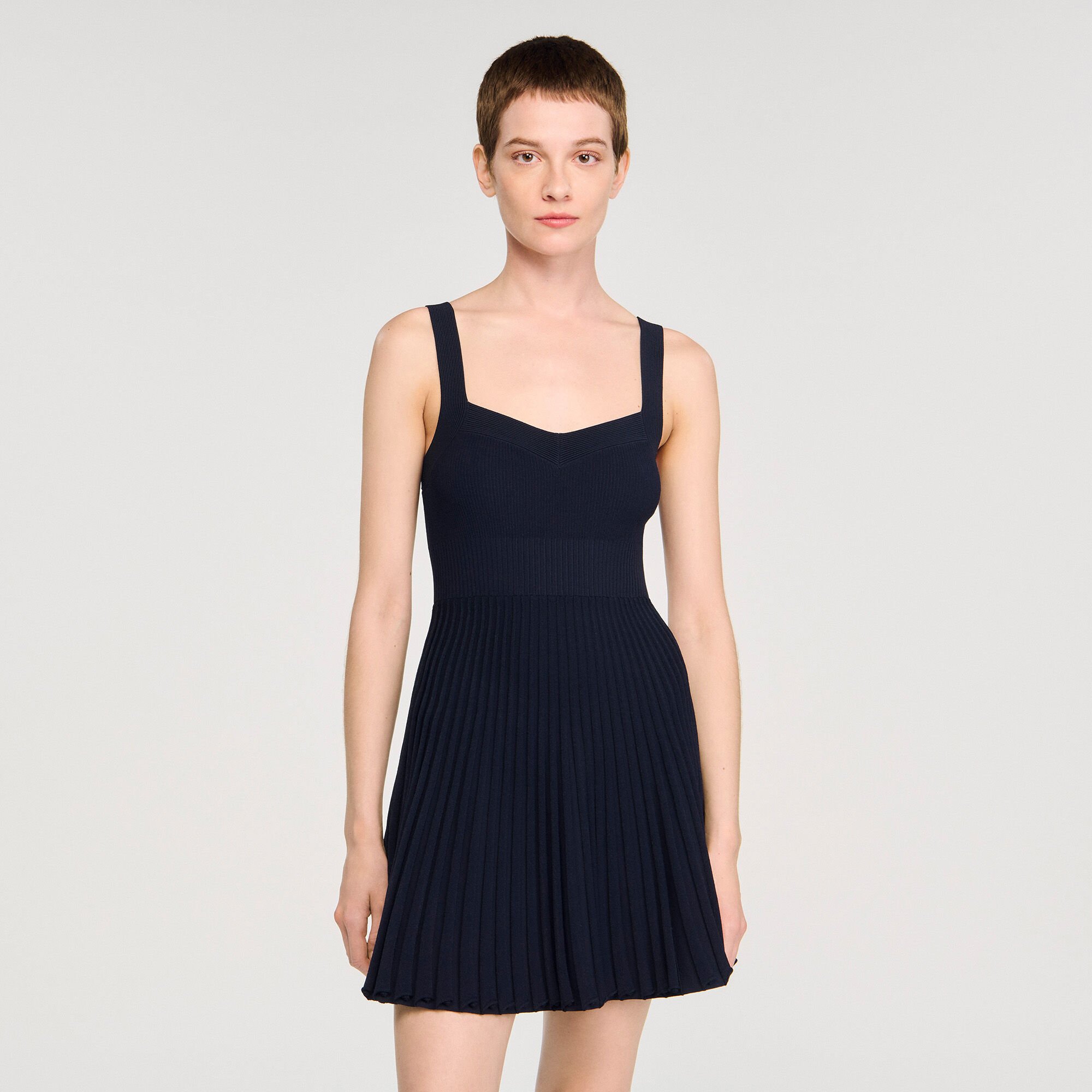 Mini knit dress