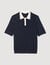 Contrasting collar polo shirt