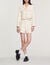 Tweed high-waisted shorts