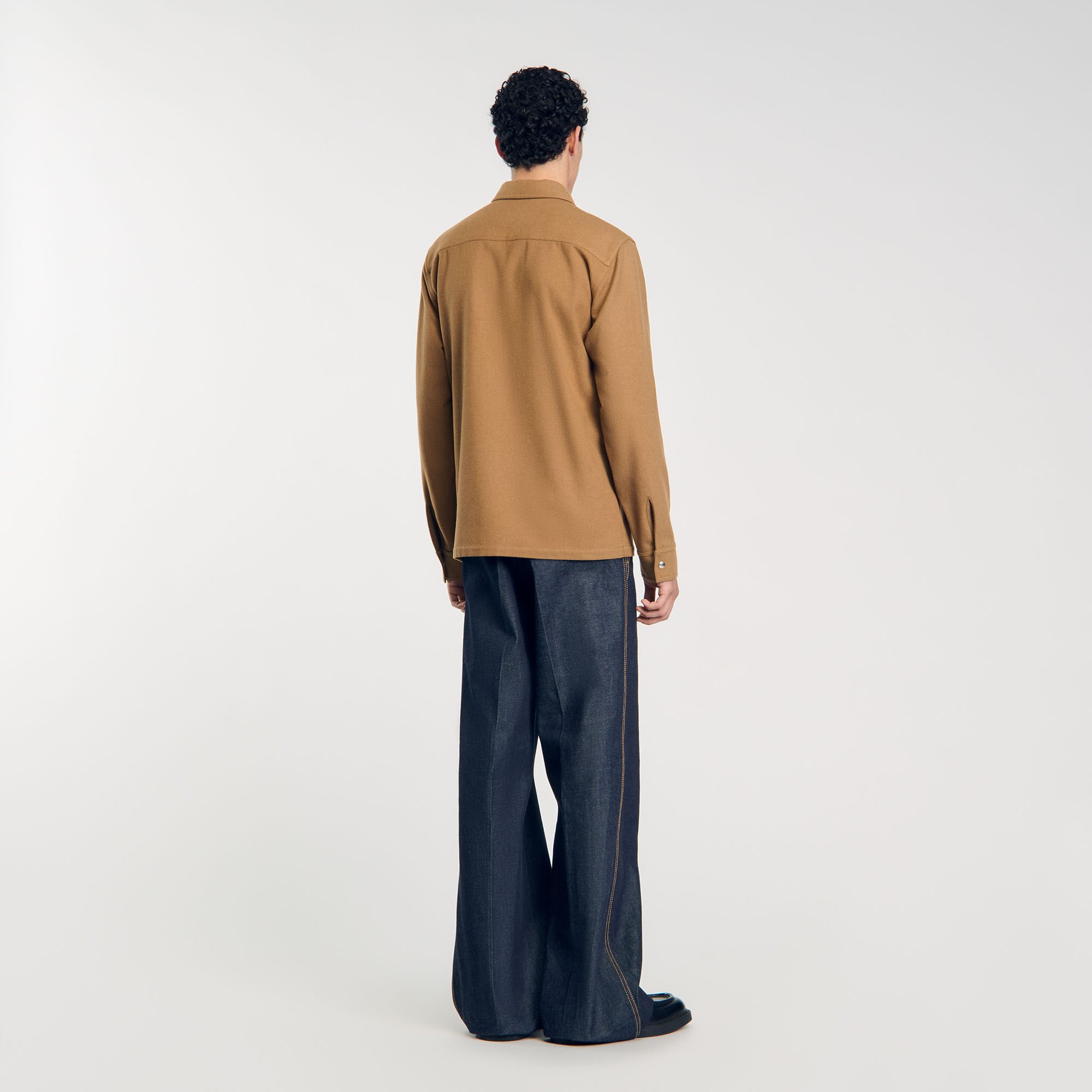 Wool overshirt