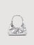 Metallic leather bag