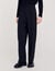 Wide-leg wool trousers