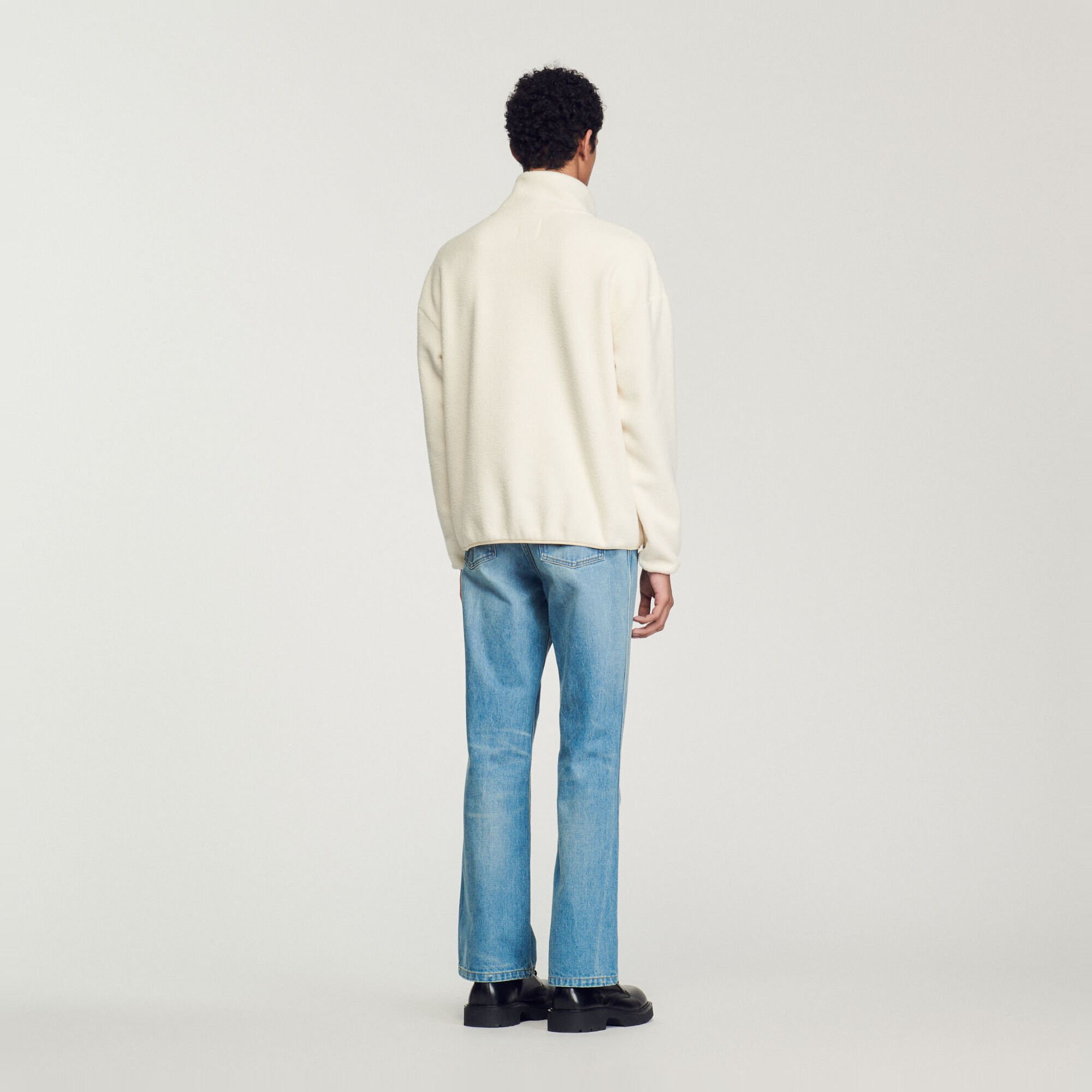 High-neck fleece
