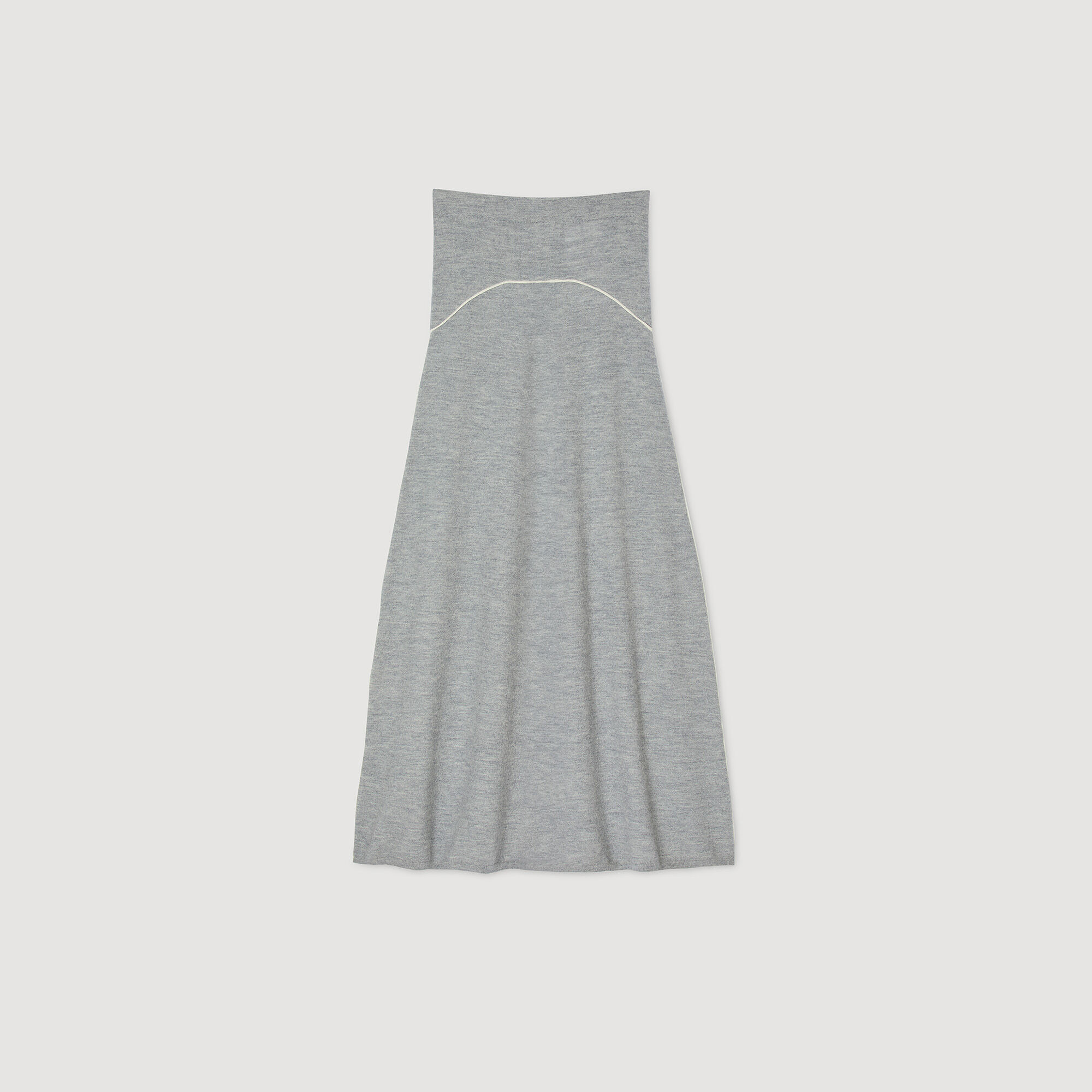 Maxi wool skirt