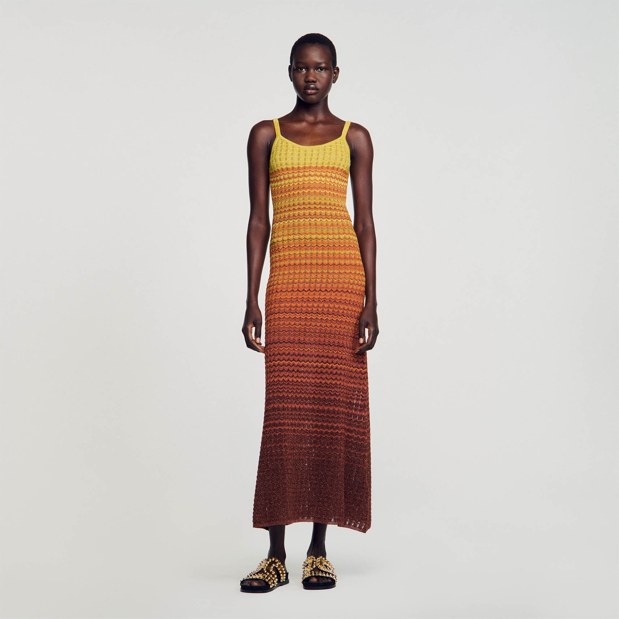 Knit maxi dress
