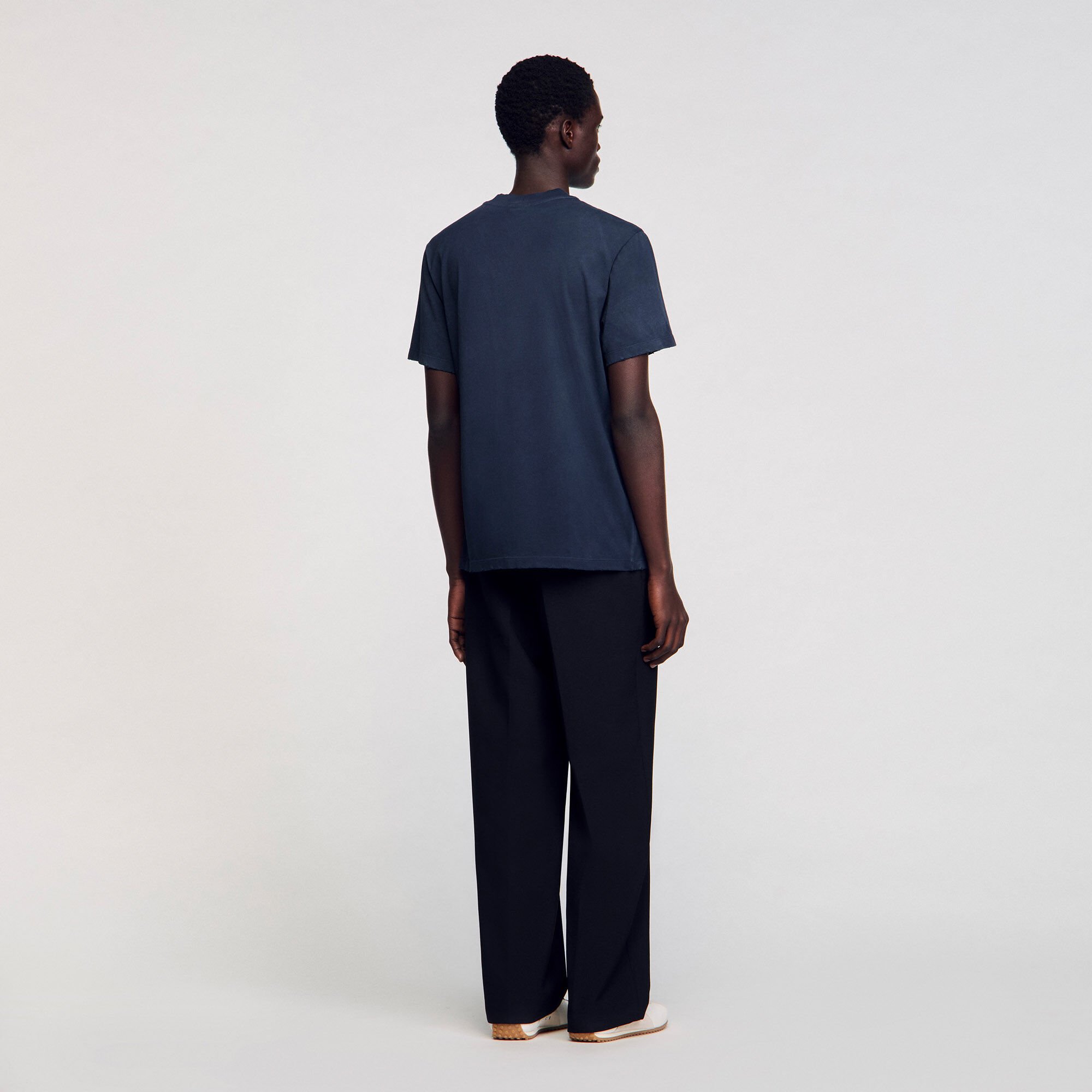 Worn-effect T-shirt
