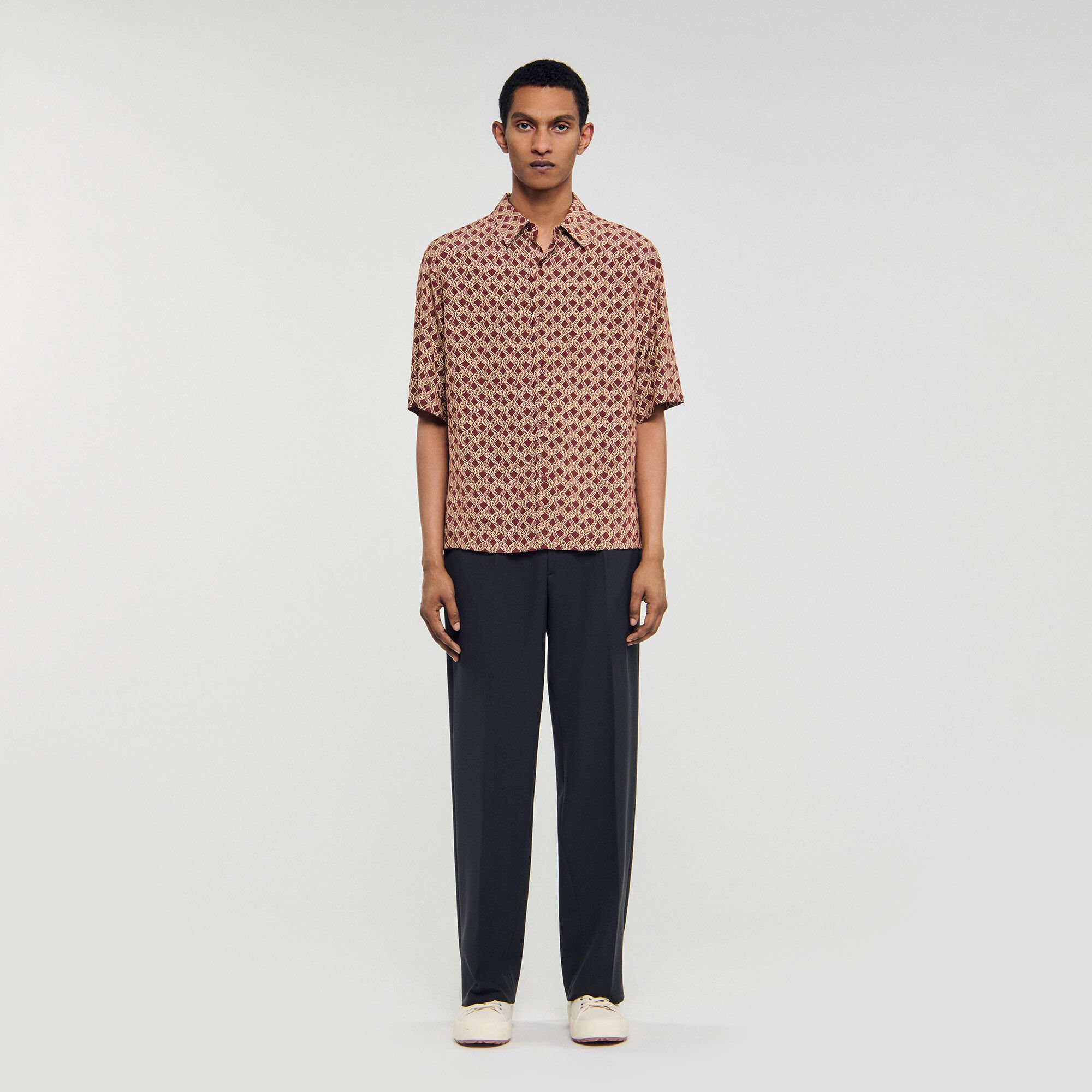 Rope print shirt
