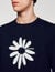 Jacquard flower jumper