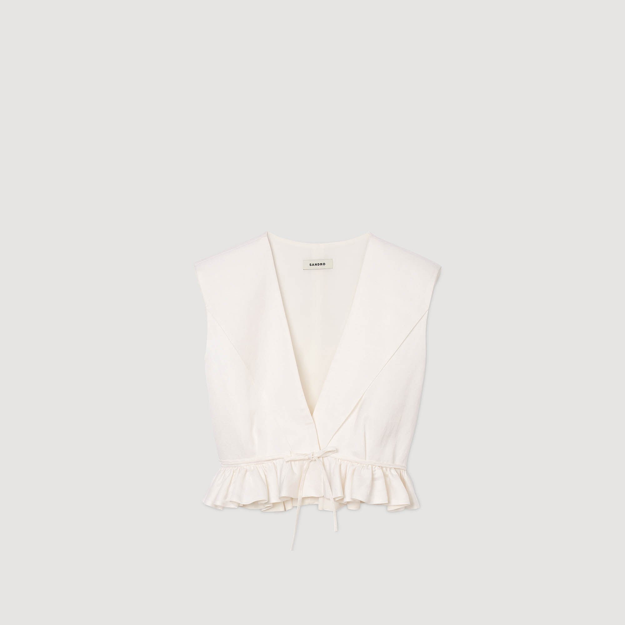 Ruffled crop top