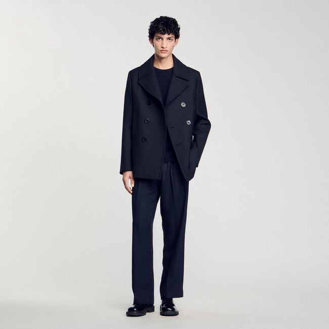 Wool blend peacoat