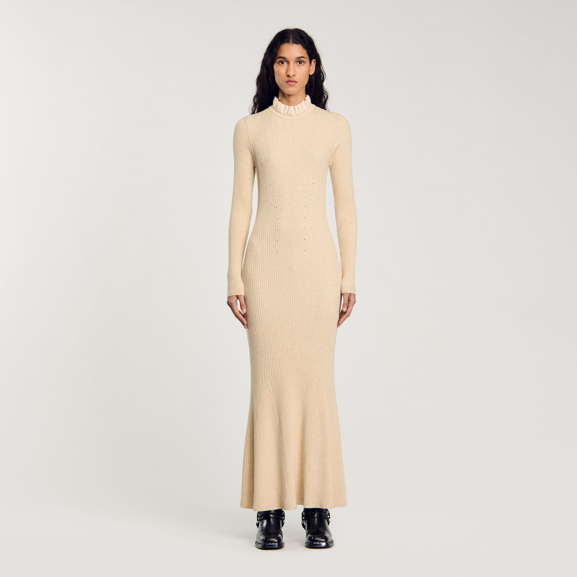 Knit maxi dress