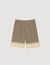 Patterned Flowy Bermuda shorts