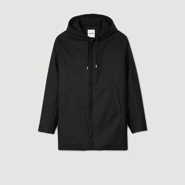 Hooded parka with zip - Men | Sandro