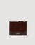 Leather and suede cardholder
