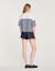 Rhinestone Breton T-shirt