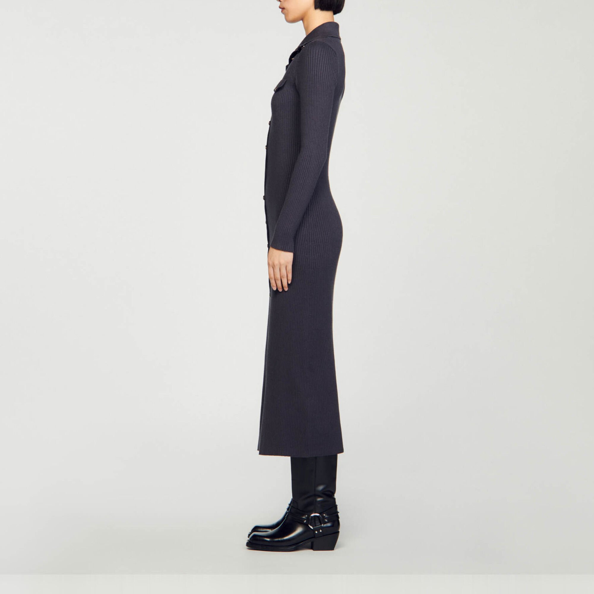 Knit maxi dress