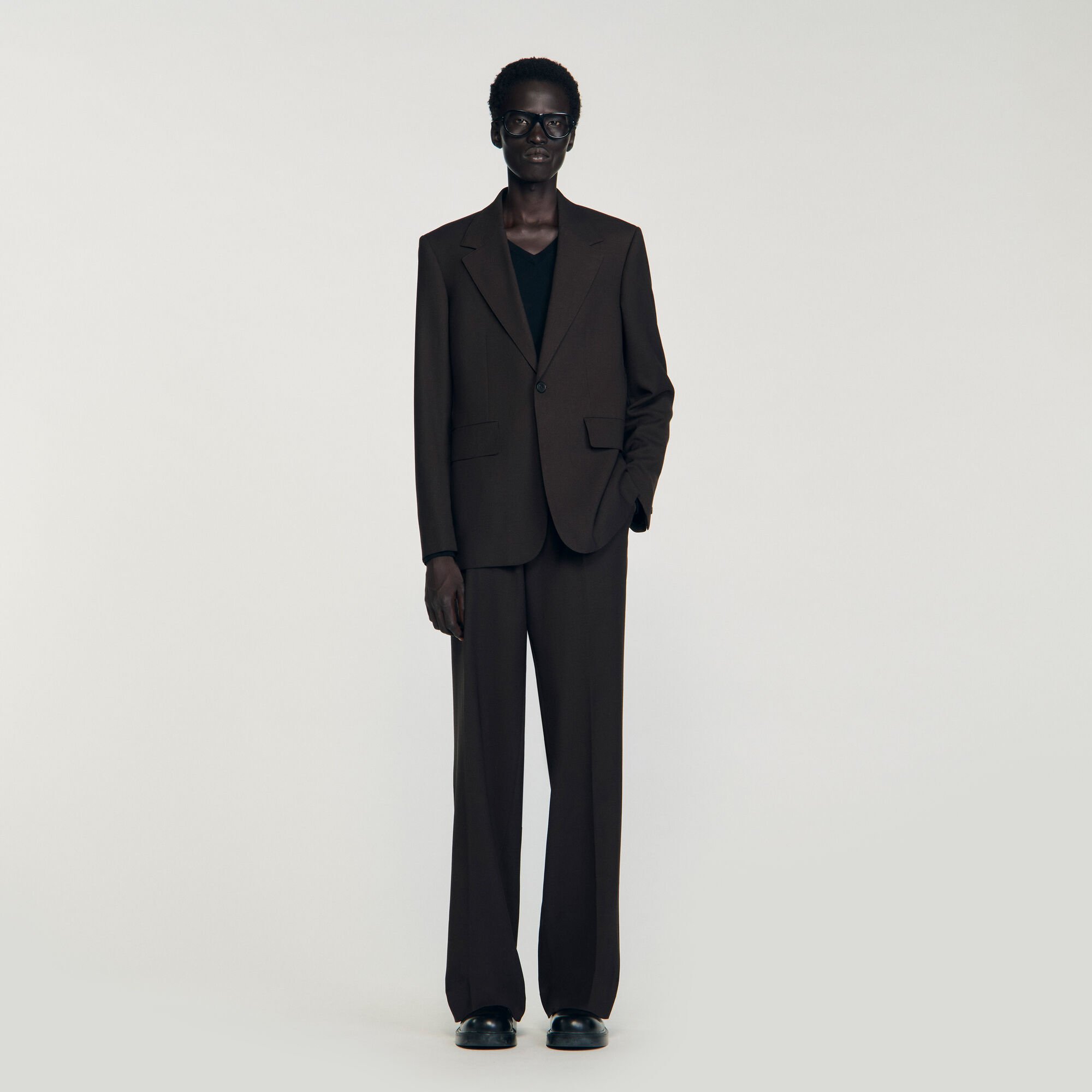 Wool suit jacket