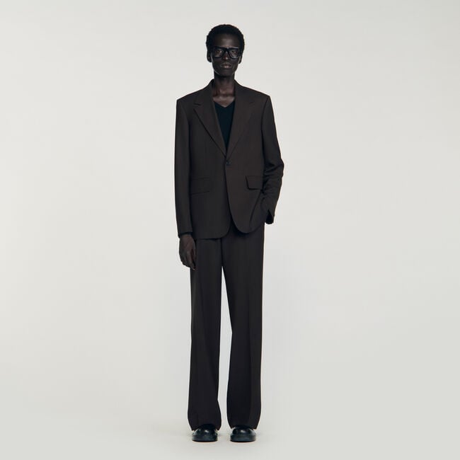 Wool suit jacket