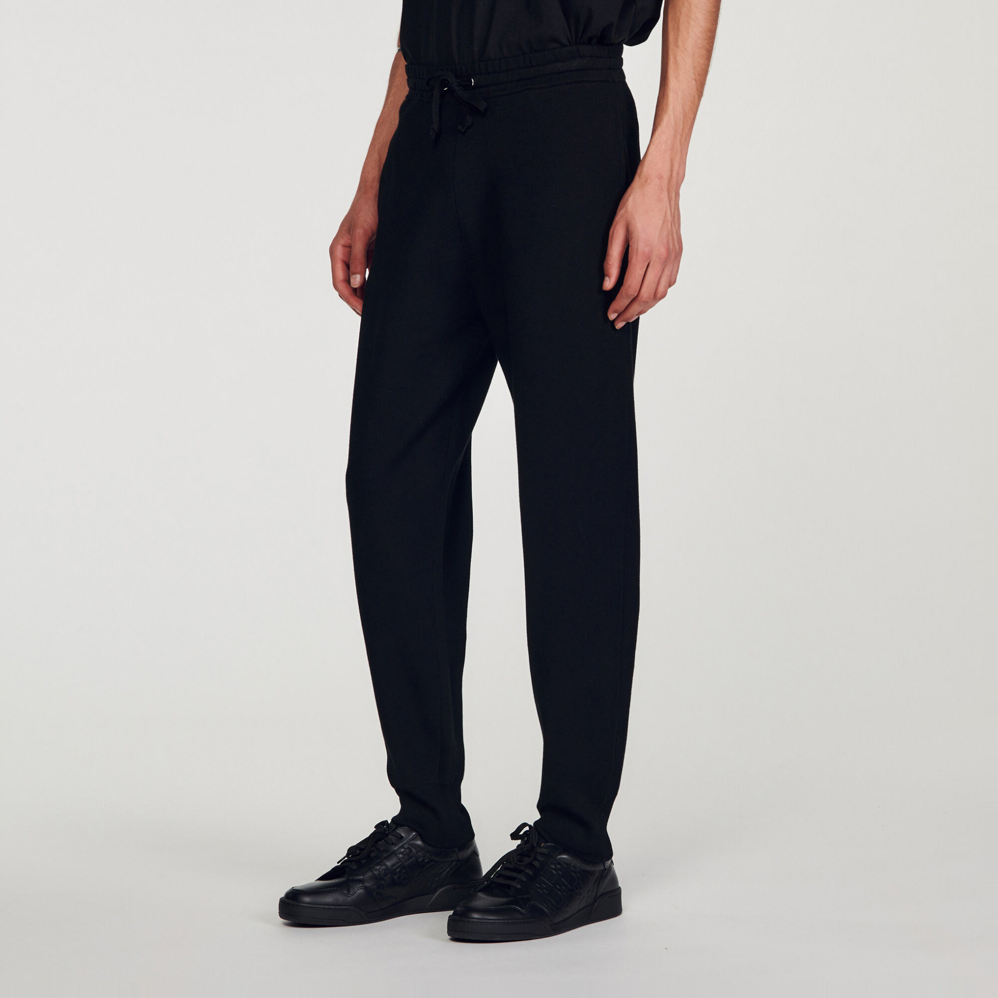 Knit jogging bottoms