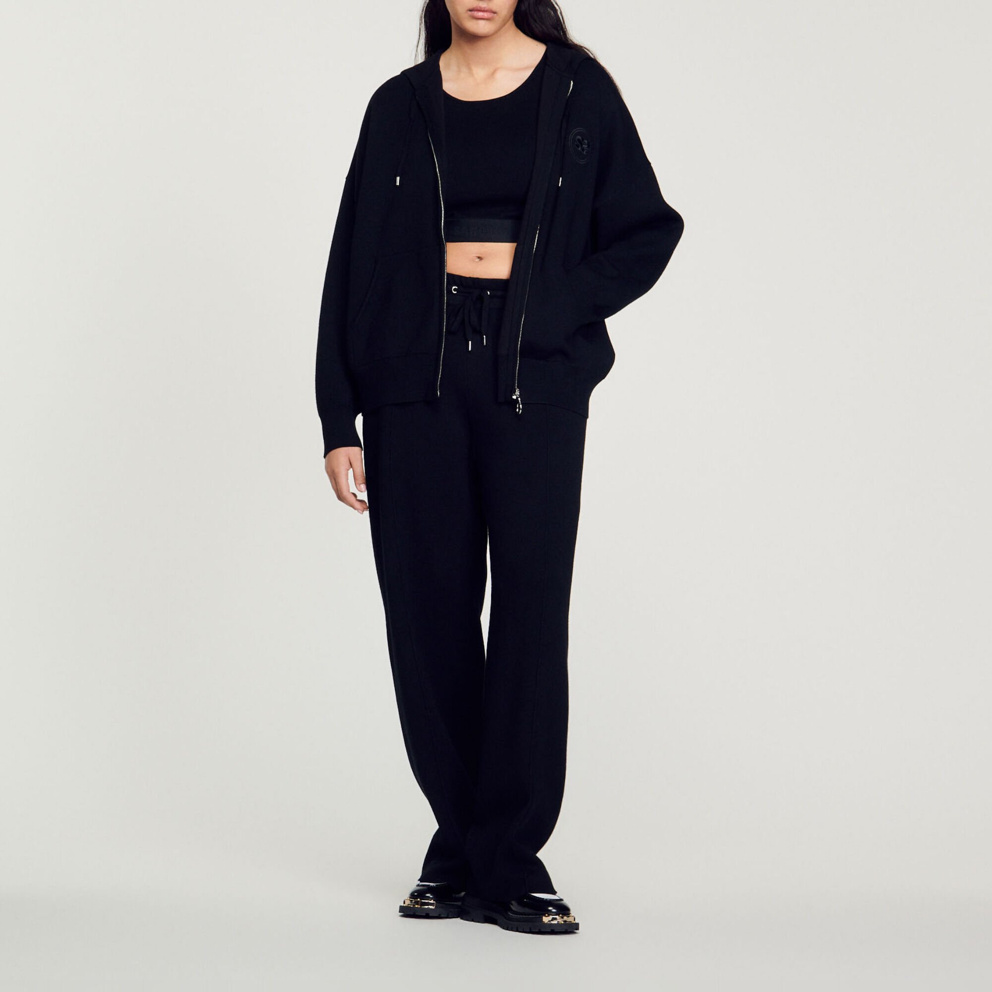 Oversized zip sweatshirt