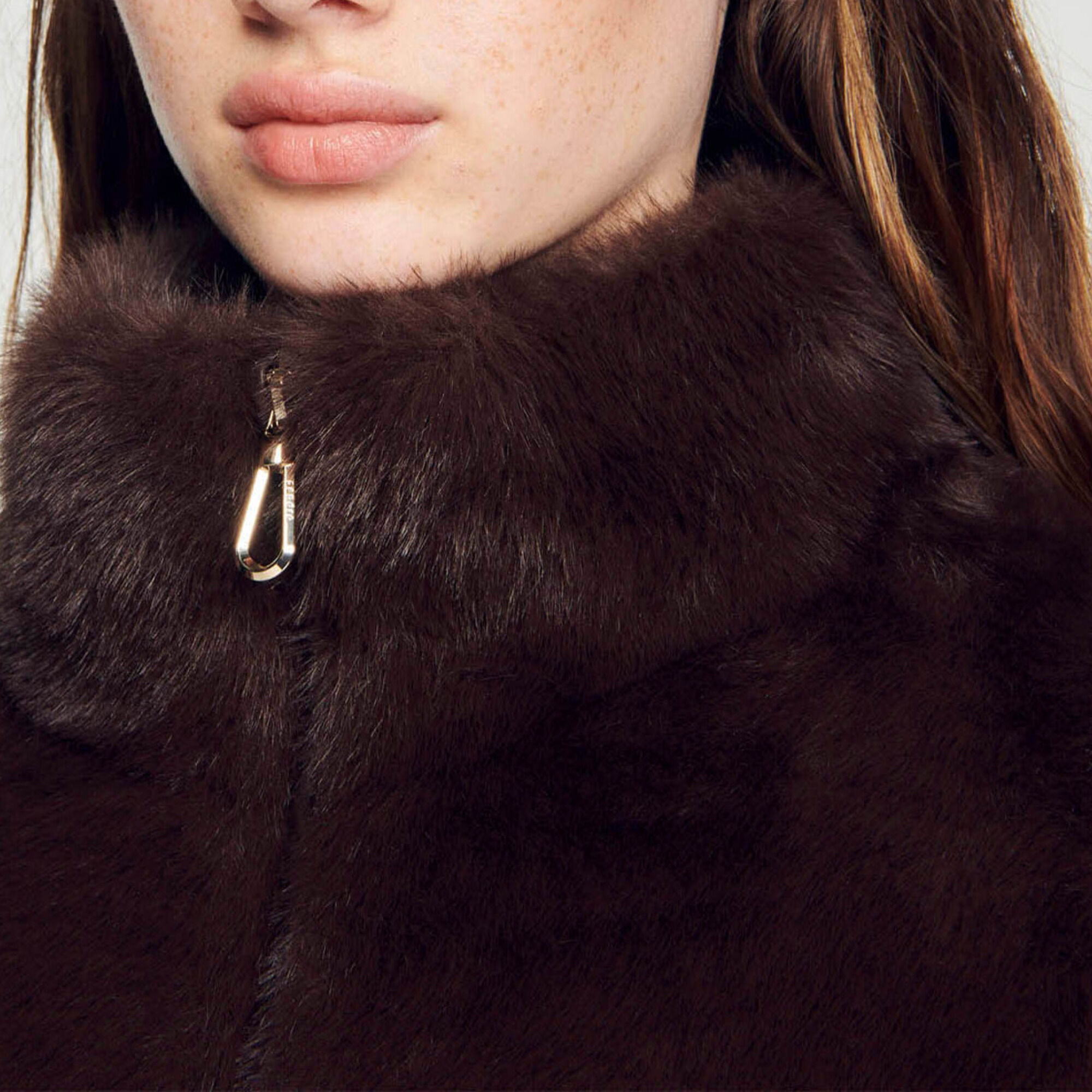 Faux fur jacket
