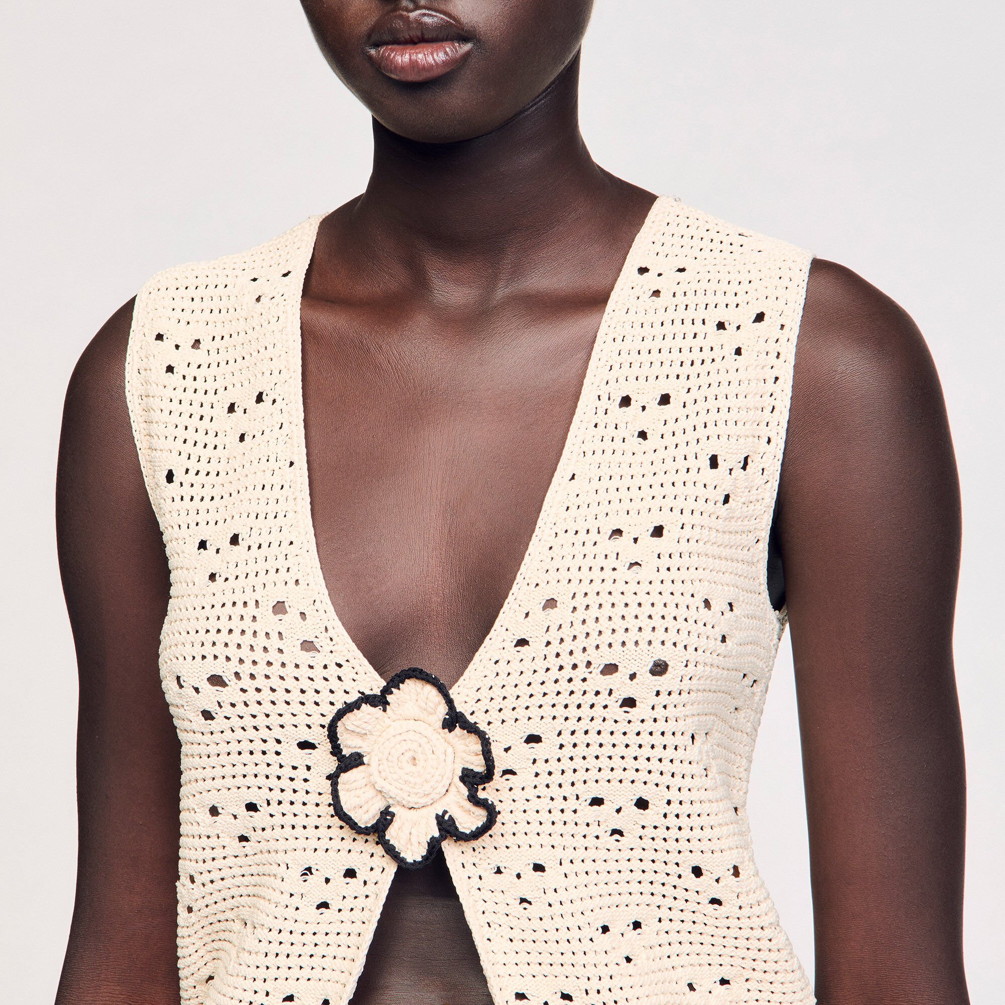 Crochet vest