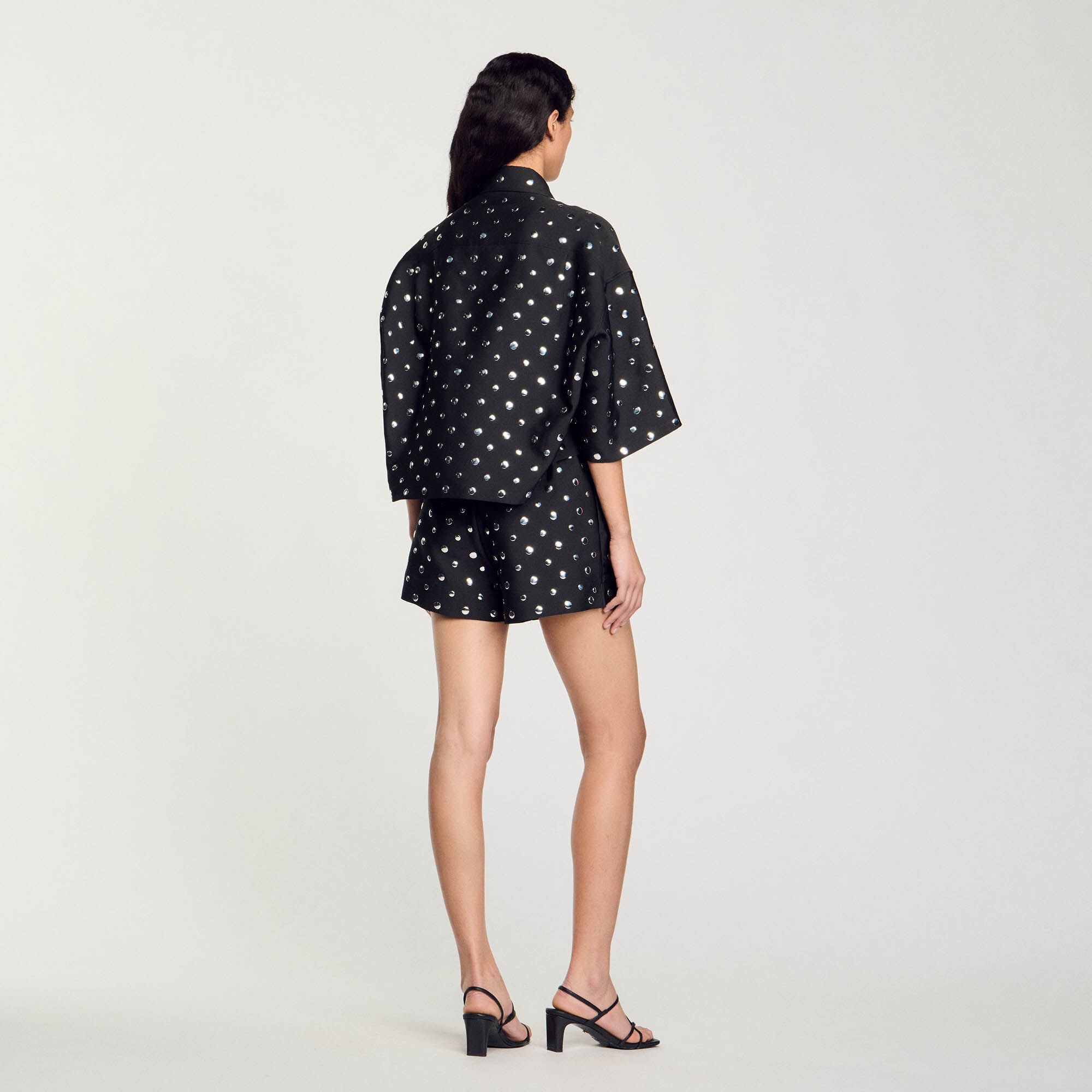 Stud-embellished shirt