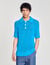 Knit polo shirt