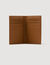 Grained leather foldable cardholder