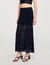 Maxi decorative knit skirt