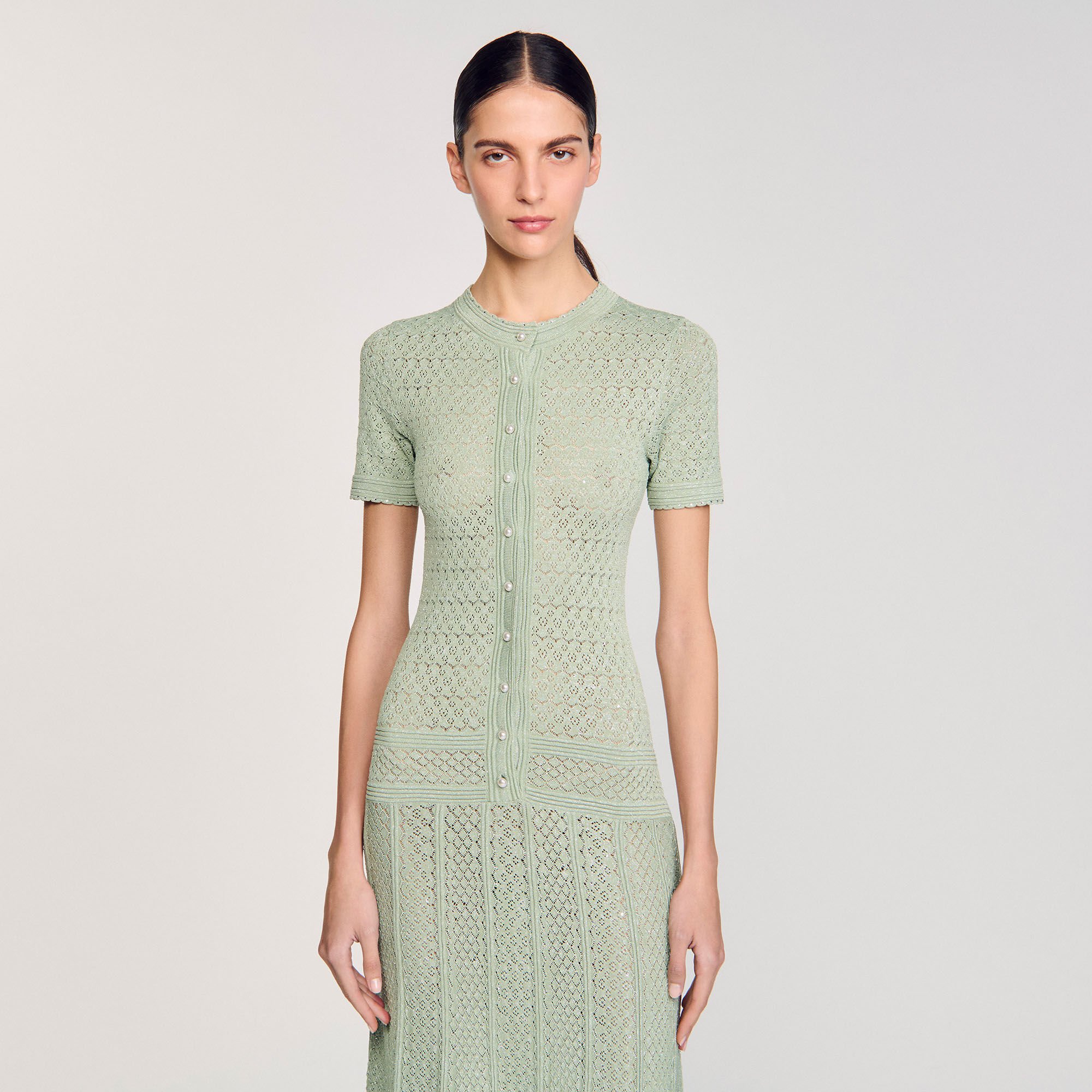 Knit maxi dress