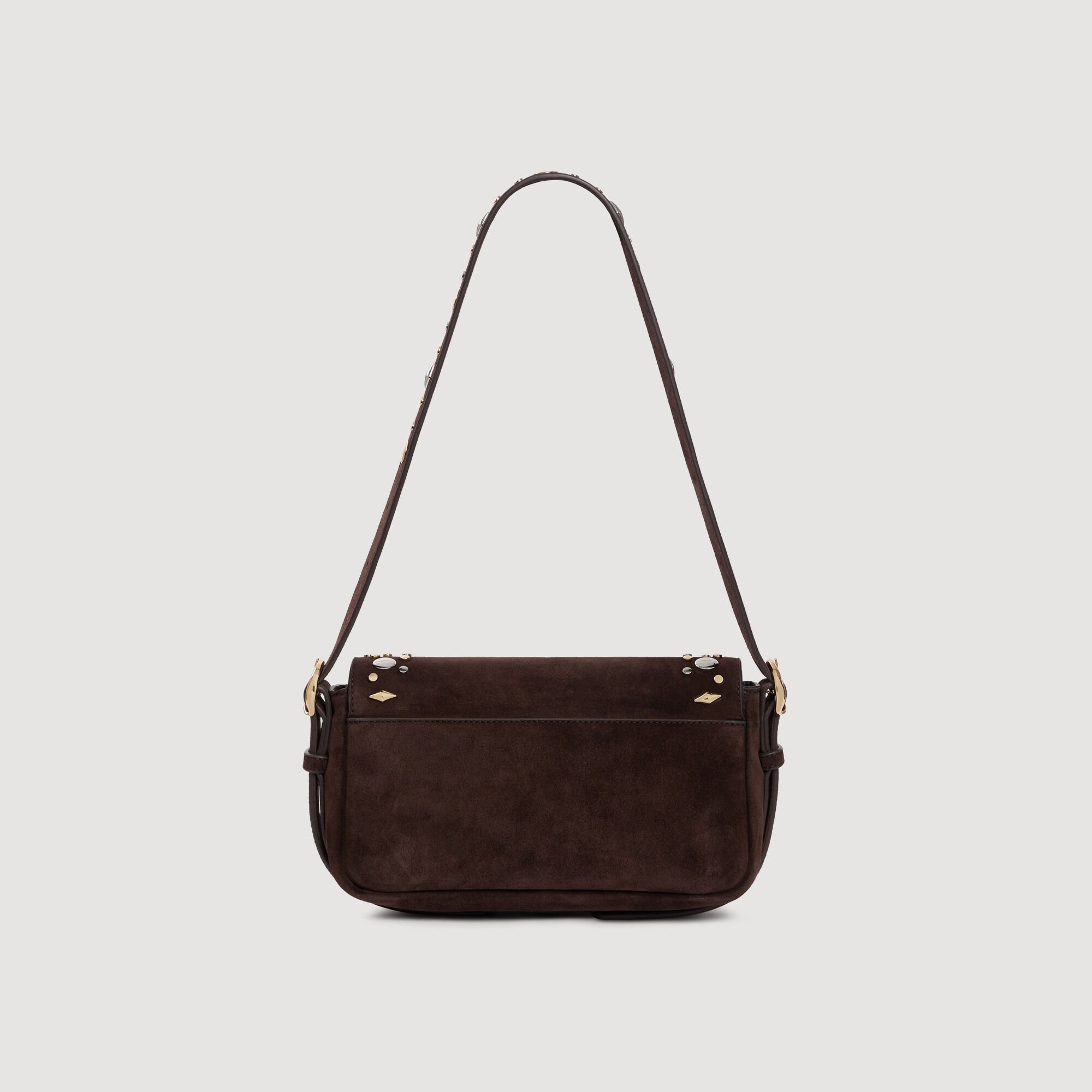 LE MAMBO JANYS studded suede bag