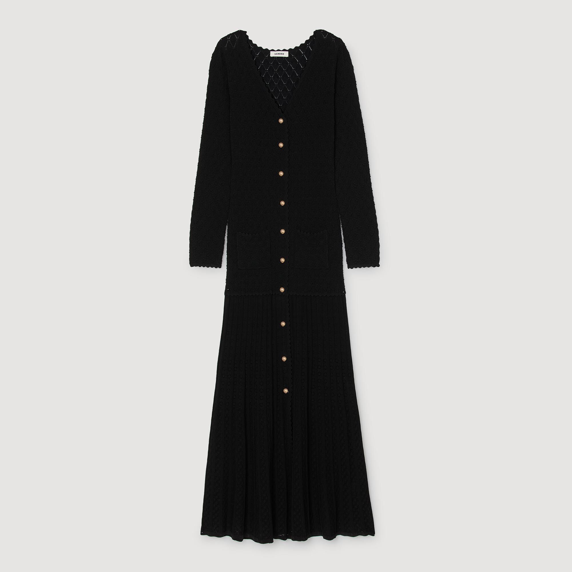 Fancy knit midi dress