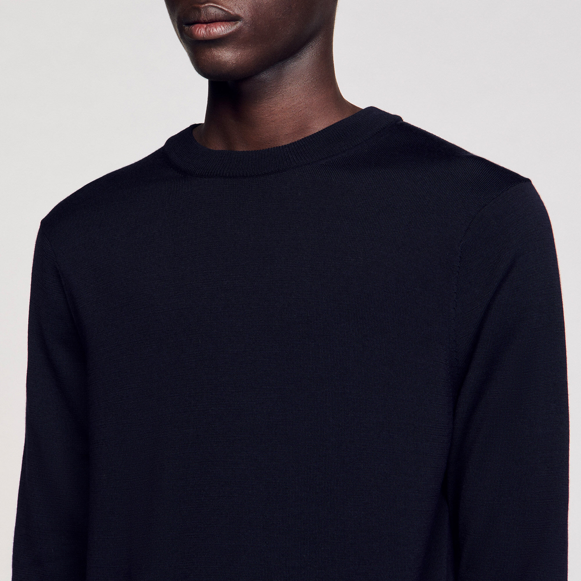 Fine knit wool sweater