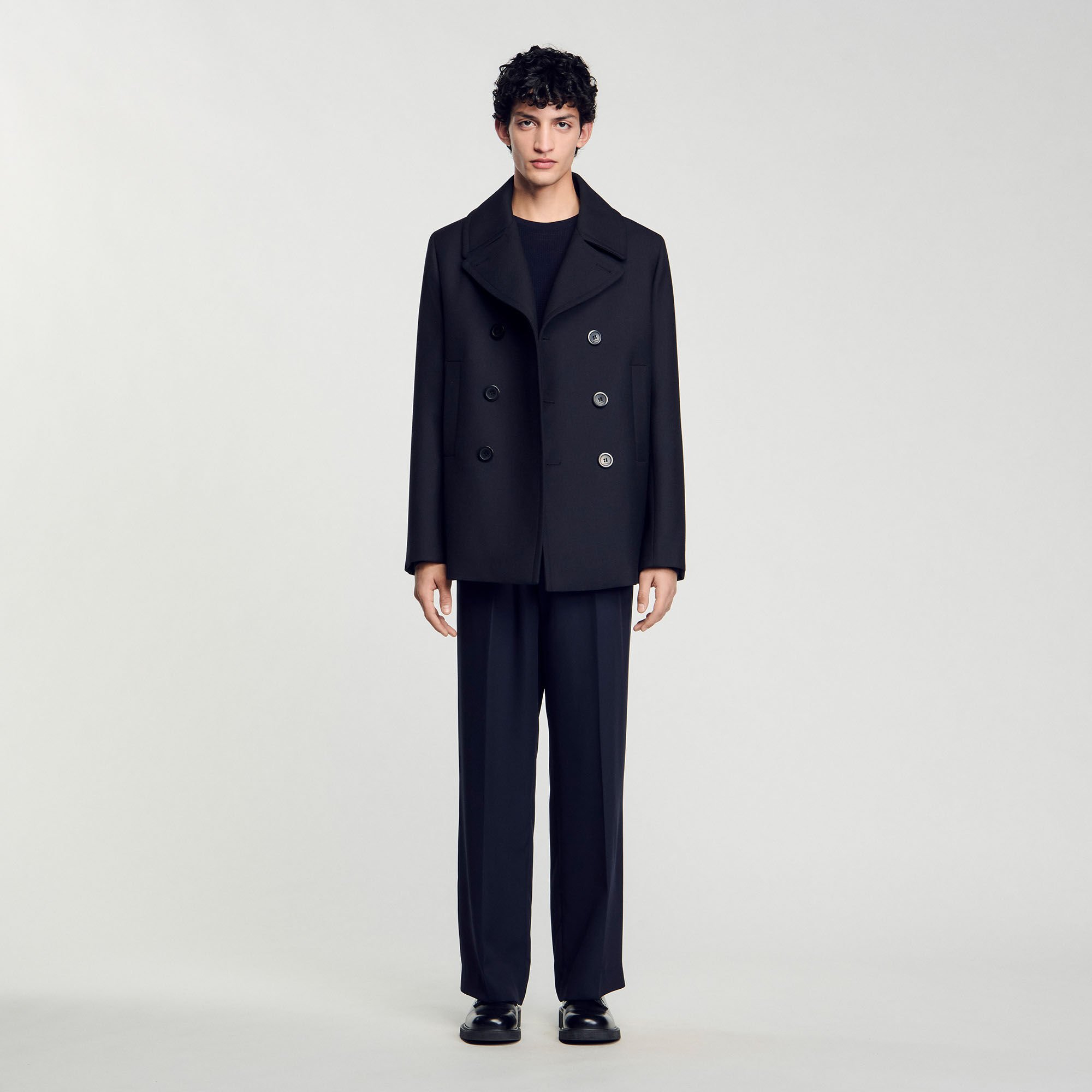 Wool blend peacoat