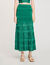 Long decorative knit skirt