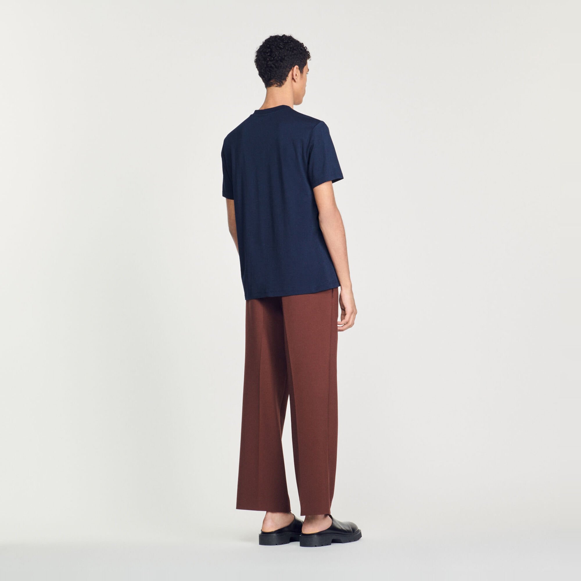 Sandro embroidery T-shirt
