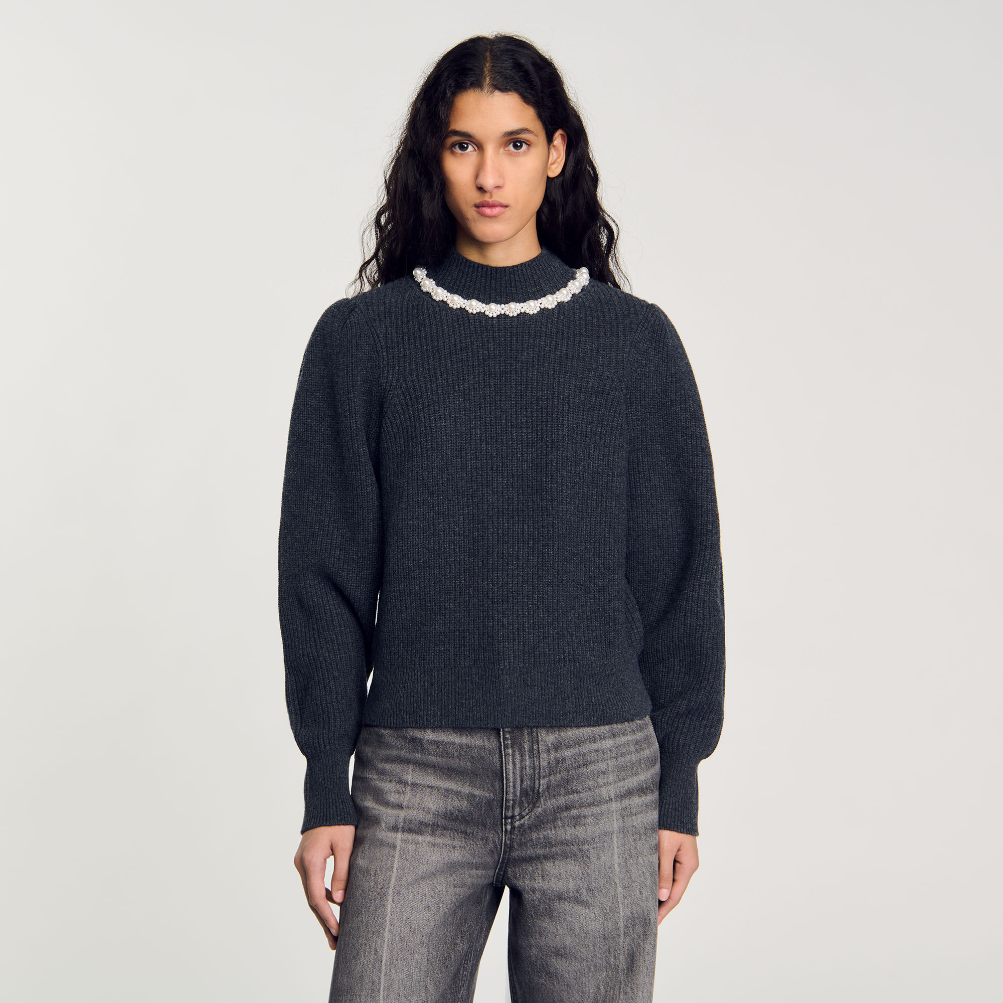 Ribbed Wool and Cashmere Sweater
