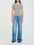 Stripy rhinestone T-shirt