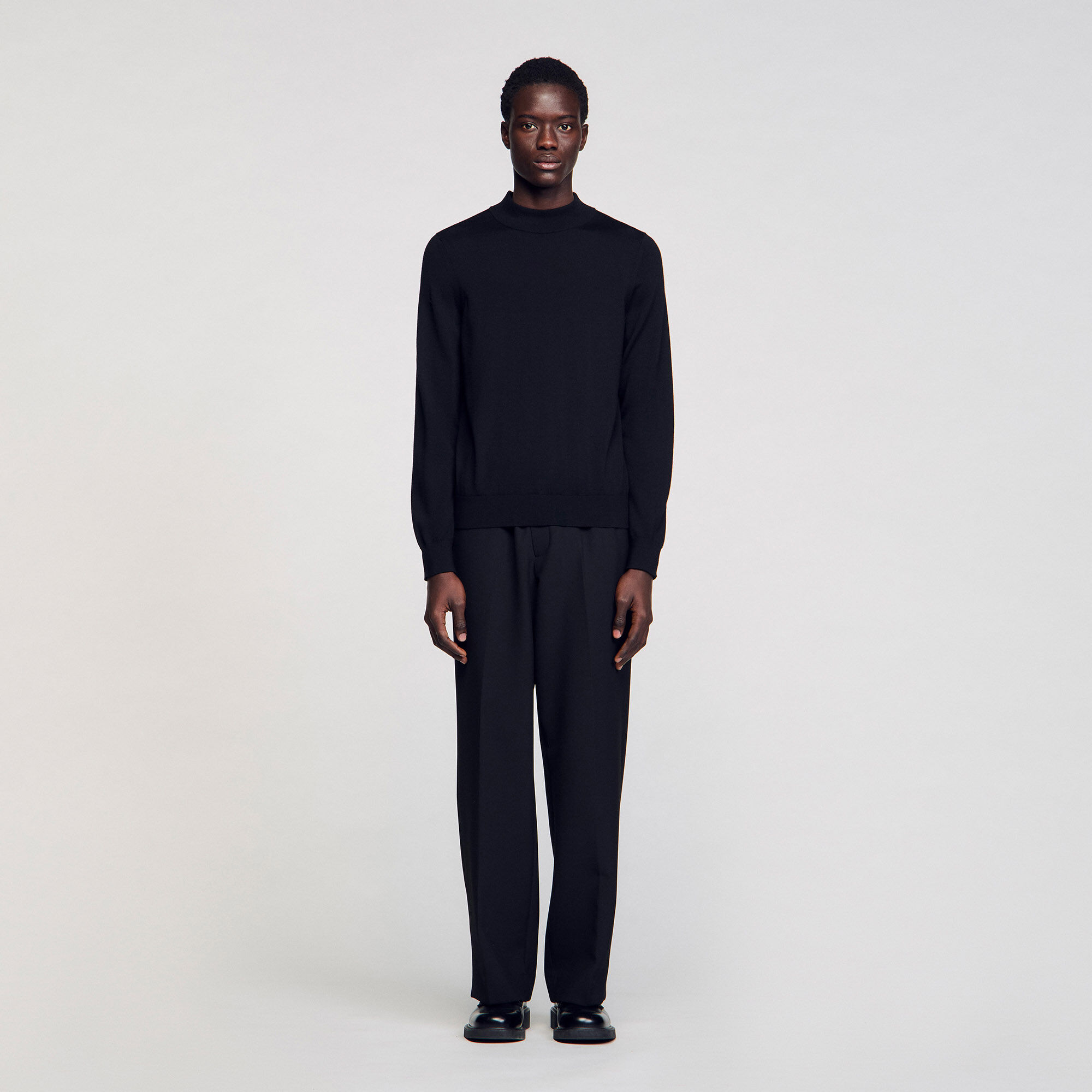 Mock neck sweater